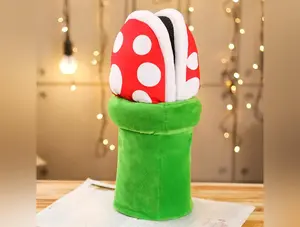 Toothy Trekkers Slippers - Ultra-Soft, Plush Footwear for Fans of Video Games, Cute Gift for Men and Women