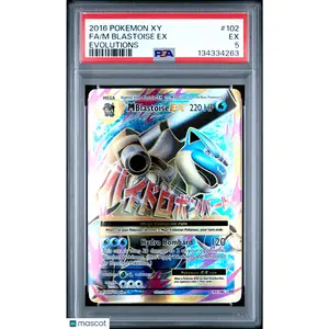 2016 Pokemon Xy Evolutions M Blastoise EX Fa Evolutions PSA 5 #102
