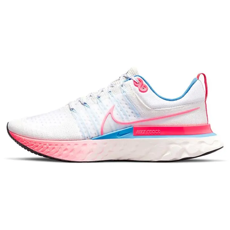 Nike React Infinity Run Flyknit 2 Men's Running Shoes with Cushioned Foam, Breathable Knit Upper, Carbon Plate, and Responsive Support Verifiable, with credentials and supporting global authentication