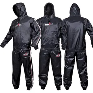 Heavy Duty  Suit Sauna Exercise Gym Sauna Suit Fitness workout Anti-Rip with Hood