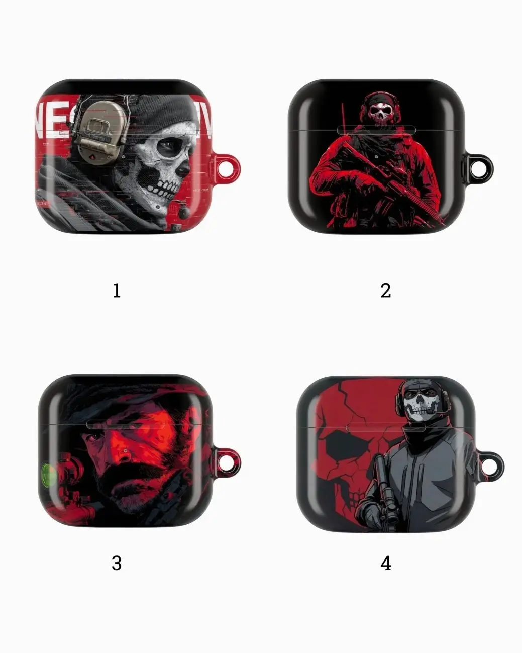 COD Gaming Style Airpods Case - Game Design Protective Cover for AirPods Pro 1 2 3 , Airpod 1 2 3 4 Protective, Perfect Gift Idea for Mens