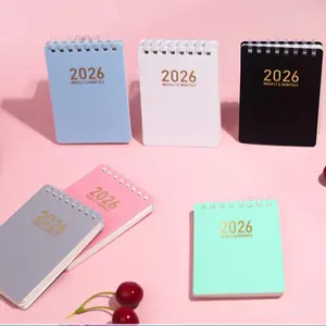 A7 Soft Coil Planner Notebook, Daily Planner, 128 Pages, Small Fresh Pocket Diary, 4.3x3 Inch, Perfect Gift for Journals & Office Supplies