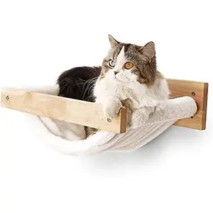 Cat Hammock Wall Mounted, Kitty Beds and Perches,for Sleeping, Playing, Climbing, and Lounging