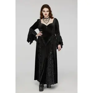 Black Majesty Vampire Goth Dress [Plus Size]