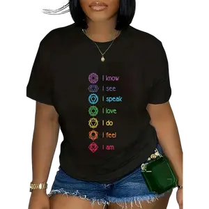 100% Cotton Chakra Alignment, Yoga, Meditation Spiritual T-Shirt