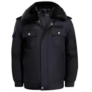 Security Cotton Jacket Men Winter Thickened Short Women Multi-Functional Jacket Cotton Coat Cold-Proof Duty Security Jacket Autumn Winter Set