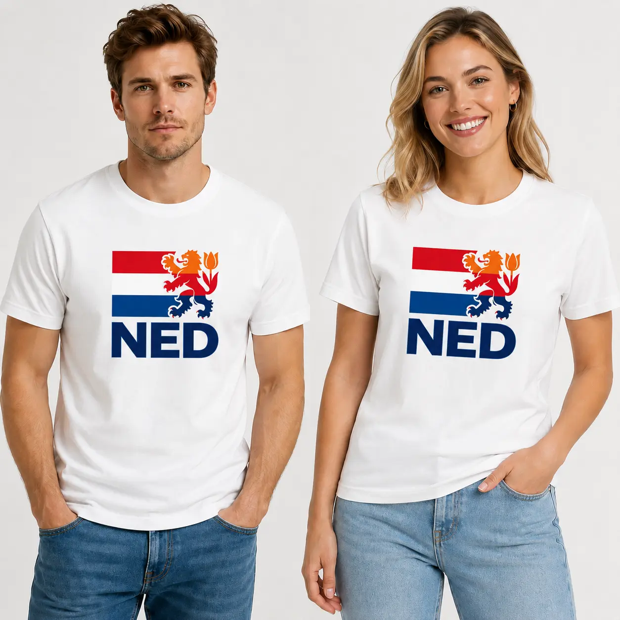 CARPESUN Netherlands T-Shirt, Dutch Pride Shirt, Holland Soccer Tee, NED Shirt, Dutch Flag T-Shirt,220GSM Combed Cotton, Dutch Lion Tulip, Heavyweight Cotton Tee, Patriotic Fan Apparel, Unisex Casual Top, Netherlands Souvenir Gift