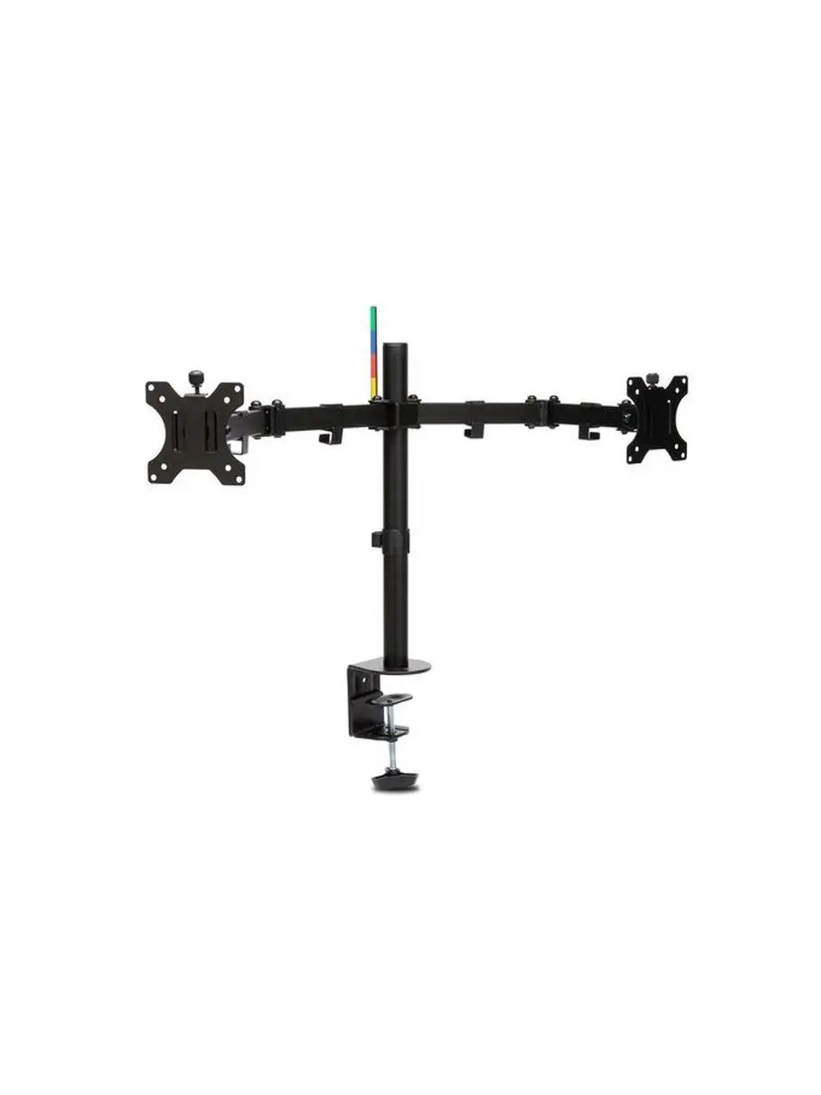 Kensington K55409WW SmartFi Ergo Metal Dual Extended Monitor Arm - Adjustable Arm, Monitor Stand, Clamp Base, Dual Mounts for Office & Commercial Furniture