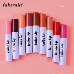 Long-Lasting Tinted Lip Oil, Moisturizing Velvet Lip Tint Lip Gloss, Glossy to Velvety Matte Stain, Buildable Color & Stain, Non-Sticky, Deep Nourishing, 9 Color Shades for All Skin Tone, Lip Cosmetics, Moisture