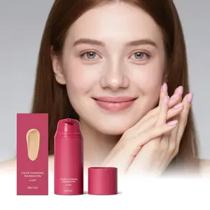 Natural Foundation Waterproof Oil-Based Long-Lasting Skin Care Cream, Perfectly Durable Color-Changing Foundation, Facial Makeup Base