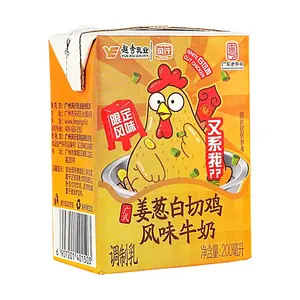 Chinese Ginger Scallion Chicken Flavor Milk Drink 4.06 fl oz - Unique Savory Beverage