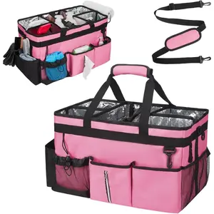 Oxford Cloth Housekeeping Tool Bag 50x29x29cm with Multi-Purpose Storage, 19 Inch Portable Bag