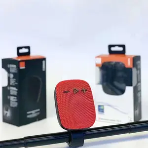 Kik_Ultimate Sound on the Go - Wireless Bluetooth Speaker with Bike Holder - Perfect for Biking and Outdoor Adventures Wind3Bike for Universal Cell Phone And Bluetooth Device (Red)