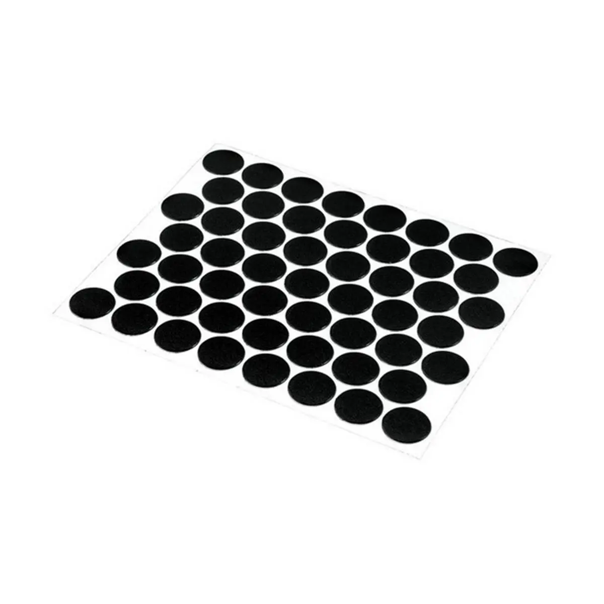 Prime-Line KD 16082 Textured Plastic Self-Adhesive Screw Hole Cover, 9/16 inches Black