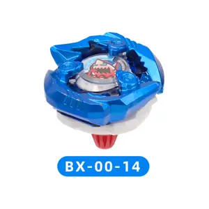 X Series BX Series BX-00-14 Shark Fin Gyro Ultra-low center of gravity, large-angle upward-curved blade, metallic blue color scheme, shark-themed design 4.8 cm (1.88 in) Children's gift collectible toy
