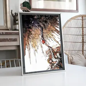 Death Note The Creation of Adam,Anime Poster Print,Minimalist Movie Poster,Retro Vintage Art Print,Wall Art ,Home Decor,Anime Wall Art,Light (No Frame)
