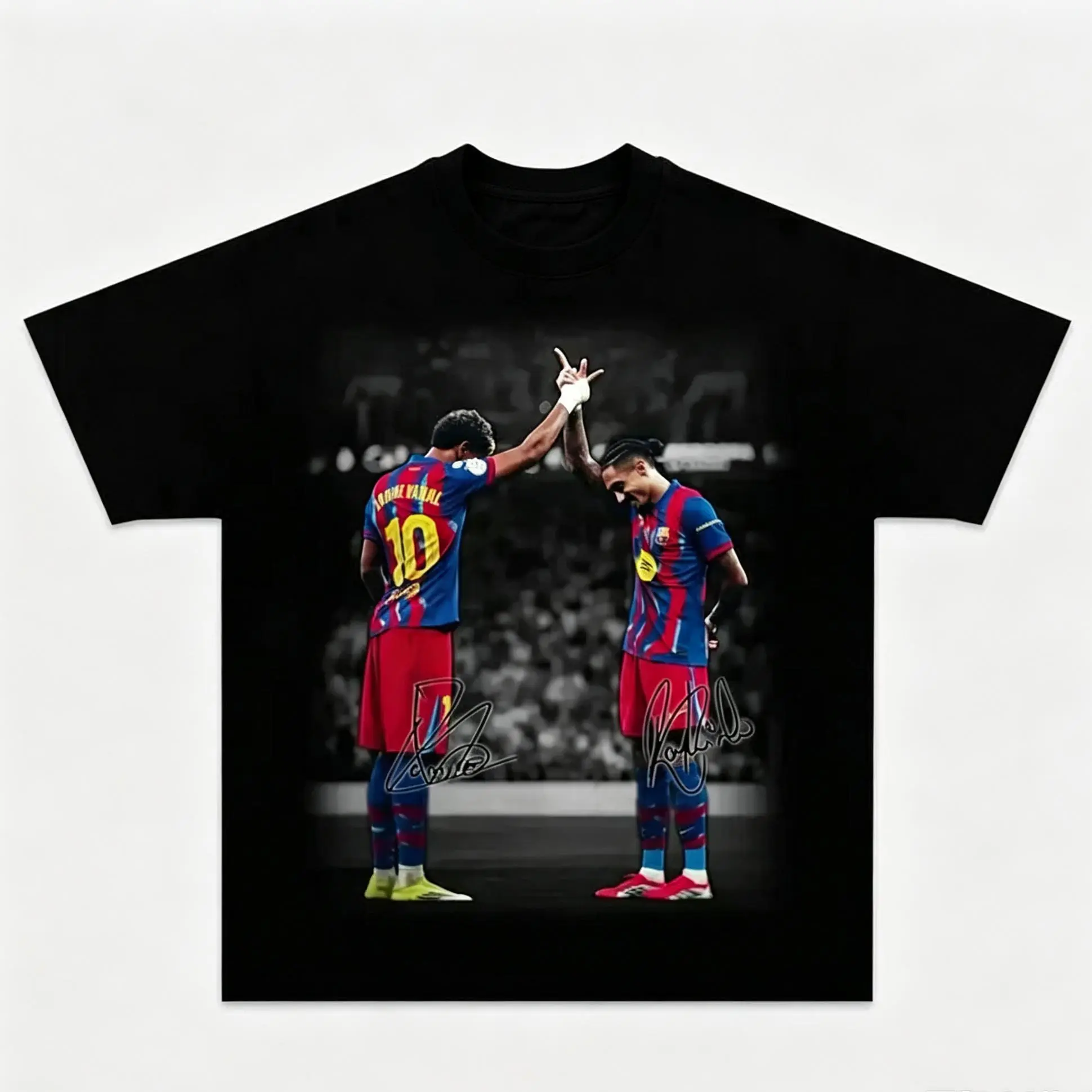LAMINE YAMAL & RAPHINHA 2026 TEE, Graphic T-Shirt, Gift for Men, Gift for Women, Crew Neck T-shirt, Trending T-shirt