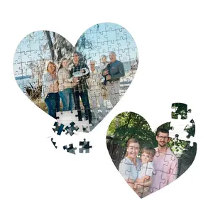 Custom Heart Puzzle from Photo | Custom Picture Puzzle Personalized Puzzle Personalized Anniversary Gift for Wife Girlfriend Husband Boyfriend
