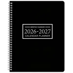 2026-2027 Monthly Planner 24 Months Calendar, Jan 2026 - Dec 2027, 8.6" x 11", Hard PVC Cover Spiral Bound Academic Planner Perfect for School Office for Women Men