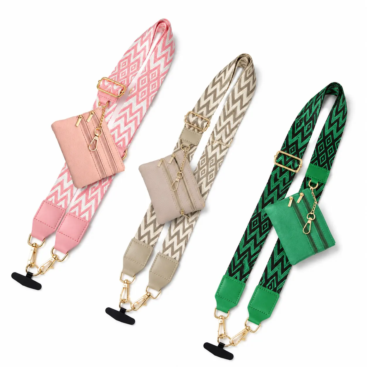 Crossbody Phone Lanyard with Zipper Wallet Pouch, Adjustable Hands-Free Phone Strap, Gift for Mom Women Dad, summerwins