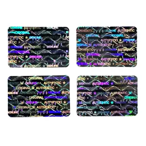 270pcs/540pcs Silver Holographic Security Sticker, Laser Original Tamper Proof Authentic Sealing Stickers for Gift Package Box