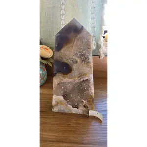 Large Druzy Geode Agate Towers