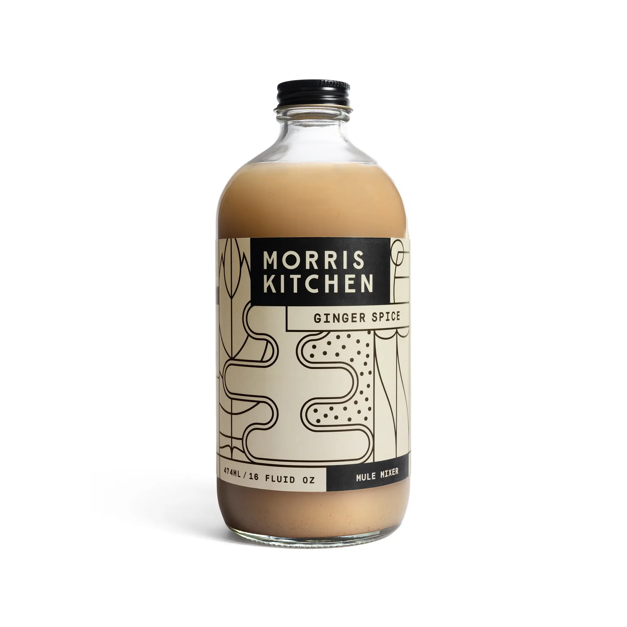 Morris Kitchen Ginger Spice Cocktail Mixer Single Bottle 16oz
