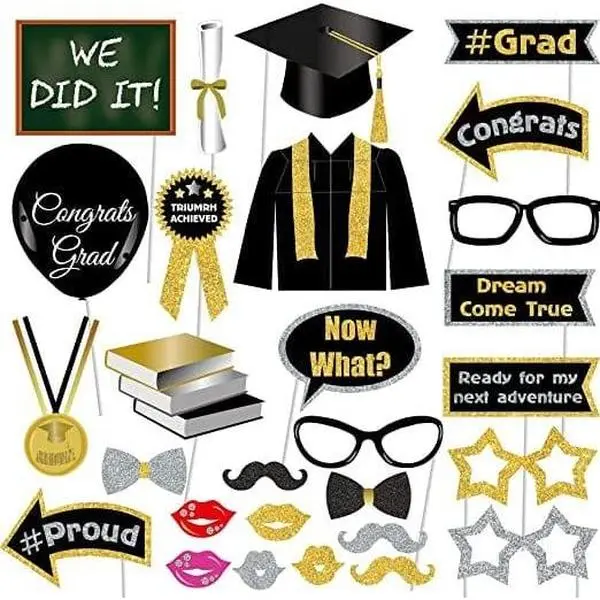 Graduation Photo Booth Props