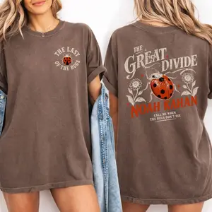 Comfort Colors The Last Of The Bugs Shirt, Great Divide N0ah Kahan T Shirt, Floral Nature Ladybug Tee, Retro Indie Folk Music Concert Merch Outfit , Unisex Fitted Short Sleeve Tee, Casual Clothing