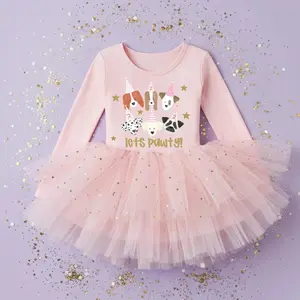 Puppy Party Tutu leotard