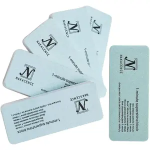 Nail Shiner Buffer with Double Sides Professional Nail Buffer Block 600/3000 Grit, Nail File and Buffer Polishing Block for Natural Nails Manicure Nail Art Tools Pack of 6pcs