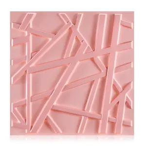 Aadesh 3D Wall Panel (Includes One Roll of Mounting Tape), Interior Wall Decor, Diagonal Diamond Diamond Textured Pattern for Living Room, Lobby, Bedroom, Hotel, Office, Game Room, TV Backsplash, 11.8 x 11.8 Inches (Approx. 30 x 30 cm)