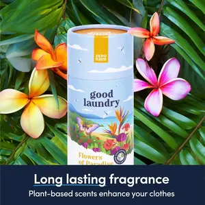 Flowers of Paradise Scented Booster Beads for Washer - Eco-Friendly Laundry Scent Booster Beads, 7oz - Detergent Fragrance Beads