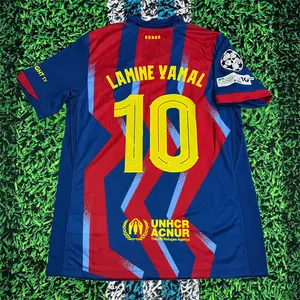 2025 2026 FCB Home Yamal 10 Short Sleeve Soccer Jersey
