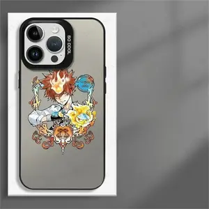 Vongola Family Anime IMD Case Katekyo Hitman Reborn Phone Case for iPhone 17 16 15 14 13 12 11 TPU+PET+PC Color Silver Shockproof Cover