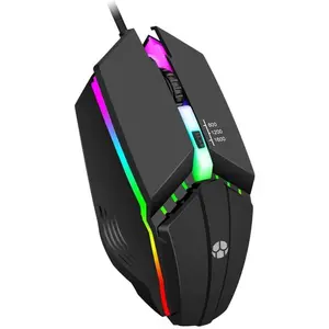 Wired Gaming , Optical USB Mice for Laptop/Desktop, 800 to 1600 and RGB Light,  with 4 Programmable Buttons for  Windows 7/8/10/XP Vista Linux Chromebook PC