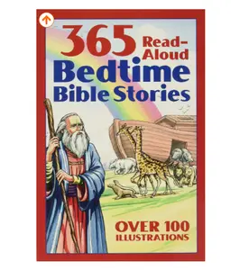 365 Read-Aloud Bedtime Bible Stories Paperback with Over 100 Illustrations for Kids' Reading