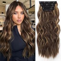 24inch Blonde mixed Camel Brown Hair Extensions