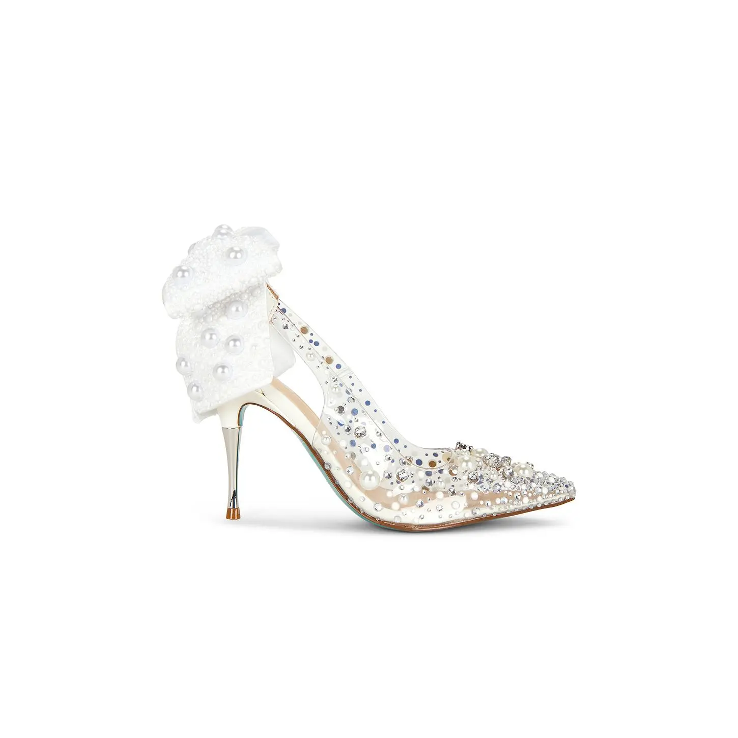 Steve Madden x Betsey Johnson Esmy Slingback Pump in Pearl Multi