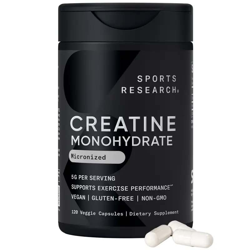 Sports Research Creatine Monohydrate - 5 g Micronized Powder Per Scoop - Informed Sport Tested for Banned Substances - 100 Servings