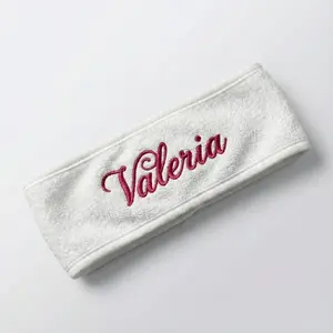 Custom Headband Embroidered - Spa Headband Embroidery - Embroidered Head Towel - Sports Headband - Custom Hairband