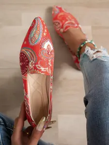 Women's Embroidered Design Flat Shoes, Casual Comfortable Soft Sole Shoes for Daily Wear, Lightweight Breathable Shoes for Women & Girls, Running