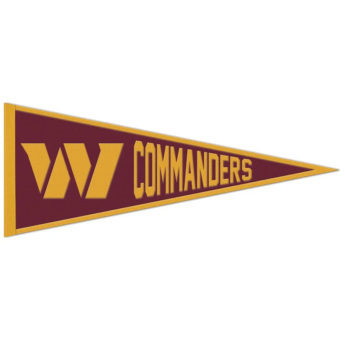 Washington Commanders Wool Pennant - 13"x32"