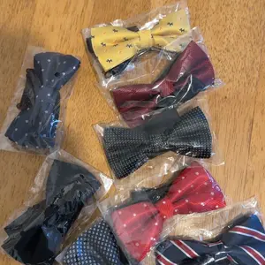 8 PCS Adjustable Pre-tied Men's Bow Ties Bow-ties for Men Boys Wedding Gifts
