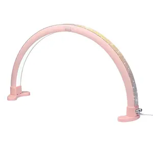Byootique 29in Half Moon Nail Desk Lamp w/ Rhinestone 3360 Lumens