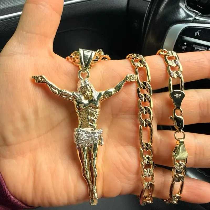 Cadena Para Caballero Oro Laminado 14k