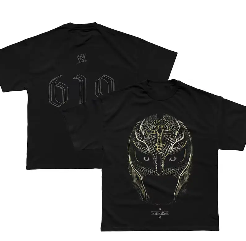Rey Mysterio 619 Mask WWE Vintage Lucha Libre Wrestling Graphic T Shirt Latino Heat Fan Unisex Retro Wrestling Tee