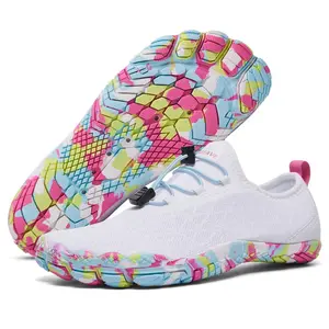 HIITAVE Women's Camouflage Walking Shoes – Quick-dry Barefoot Water Shoes Suitable for the Beach, Swimming, Surfing, Hiking, Diving and Everyday Wear
