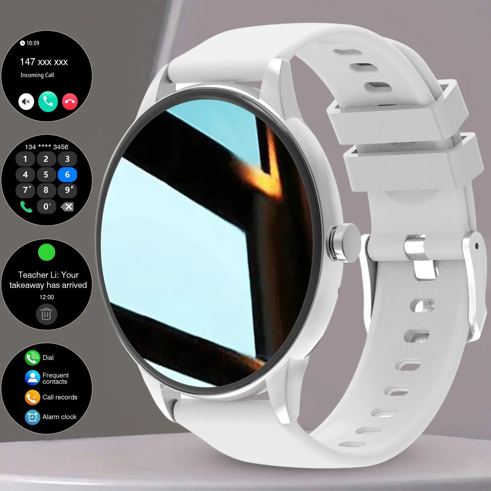 Wireless Calling Smartwatch, Wireless Compatibility, Sports Mode, Health Tracking, Daily Wear, Active Lifestyle, Bluetooth-compatible, USB PD Charging, Fitness Smart Watch, Smartwatch With Calls