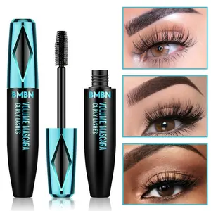 Volume Mascara, Curly Lashes Mascara, Voluminous Lengthening Mascara, Volumizing & Lengthening Waterproof Smudgeproof Mascara, Long-Lasting Smudge-Proof Black Mascara for Natural Big Eyes, Party & Festival Makeup Must-Have
